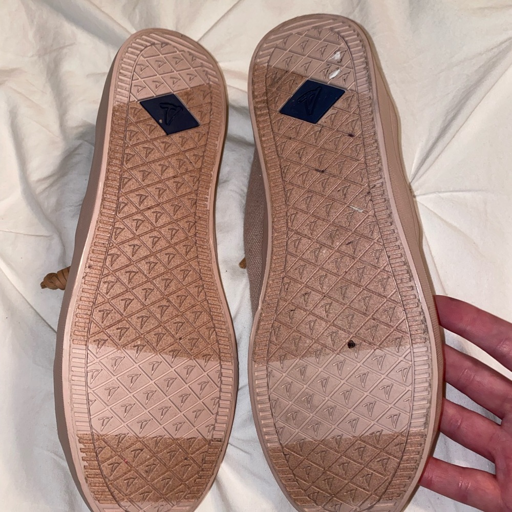 Sperry Top sider canvas crest vibe flooded rose sneaker size 8.5 - Picture 4 of 6